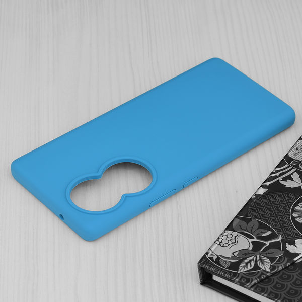 Techsuit - Soft Edge Silicone - Honor 80 - Denim Blue