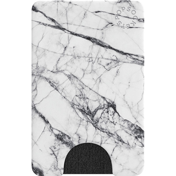 PopSockets - PopWallet - White Marble