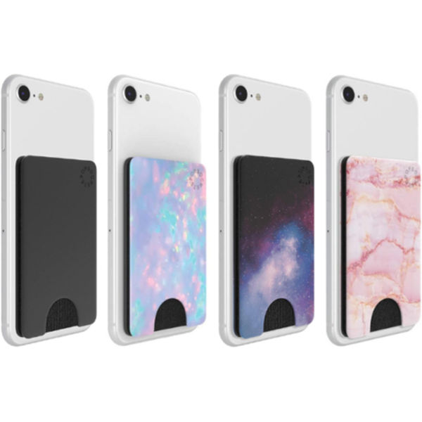 PopSockets - PopWallet - White Marble