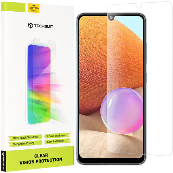 Techsuit - Clear Vision Glass - Samsung Galaxy A32 4G - Transparent