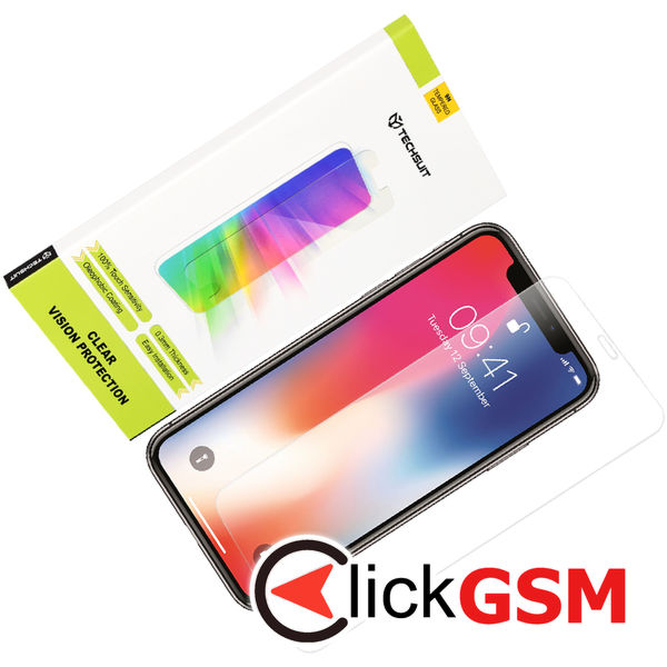 Techsuit - Clear Vision Glass - iPhone X / iPhone XS / iPhone 11 Pro - Transparent