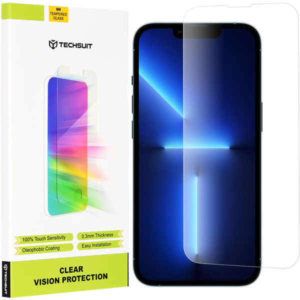 Techsuit - Clear Vision Glass - iPhone 13 Pro Max / iPhone 14 Plus - Transparent