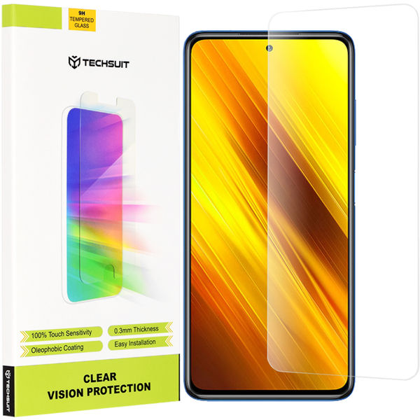 Techsuit - Clear Vision Glass - Xiaomi Poco X3 / Poco X3 NFC / Poco X3 Pro - Transparent