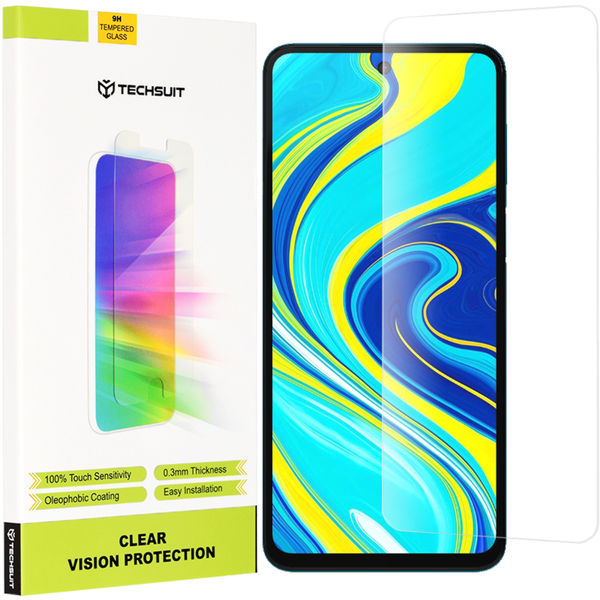 Techsuit - Clear Vision Glass - Xiaomi Redmi Note 9S / Note 9 Pro / Note 9 Pro Max - Transparent