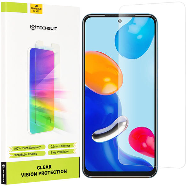 Techsuit - Clear Vision Glass - Xiaomi Redmi Note 11 / Note 11S / Poco M4 Pro 4G - Transparent