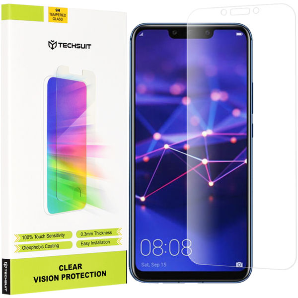 Techsuit - Clear Vision Glass - Huawei Mate 20 Lite / Nova 3 / Nova 3i / P Smart Plus - Transparent