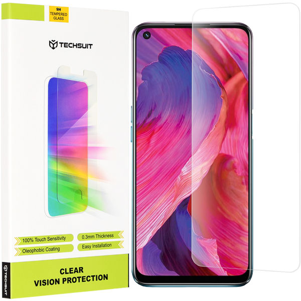 Techsuit - Clear Vision Glass - Oppo A54 5G / Oppo A74 5G / OnePlus Nord N200 5G - Transparent