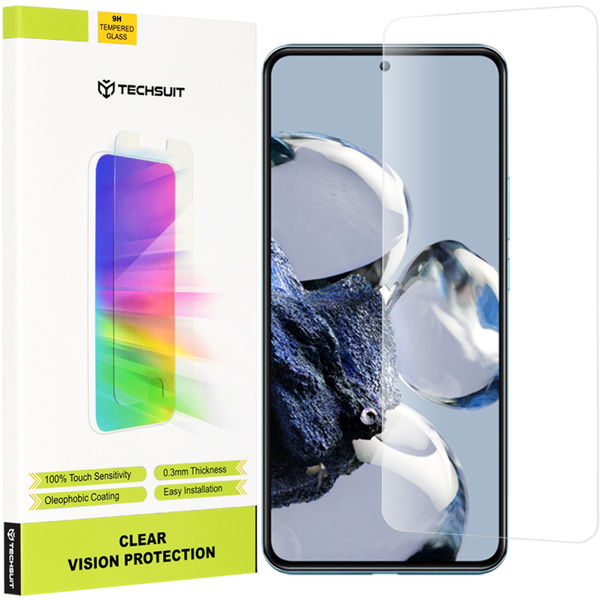 Techsuit - Clear Vision Glass - Xiaomi 12T / 12T Pro - Transparent