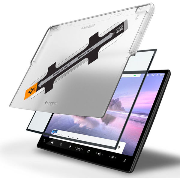 Spigen - Glas.tR EZ-FIT - Tesla Model X 2022 / Model S 2021 - Black