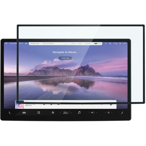 Spigen - Glas.tR EZ-FIT - Tesla Model X 2022 / Model S 2021 - Black