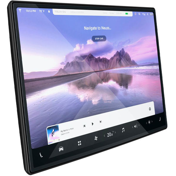 Spigen - Glas.tR EZ-FIT - Tesla Model X 2022 / Model S 2021 - Black