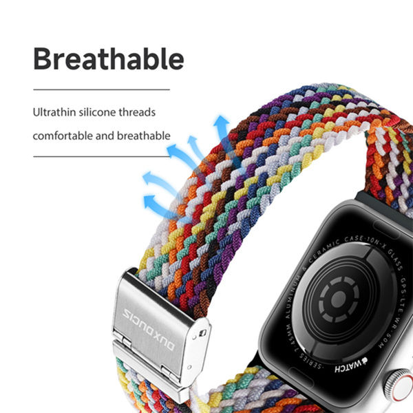 Dux Ducis - Mixture II Version - Apple Watch 1/2/3/4/5/6/7/8/9/10/SE/SE 2 (38/40/41/42mm) - PaleStripes