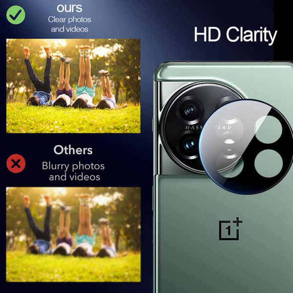 Techsuit - Full Camera Glass - OnePlus 11 - Black