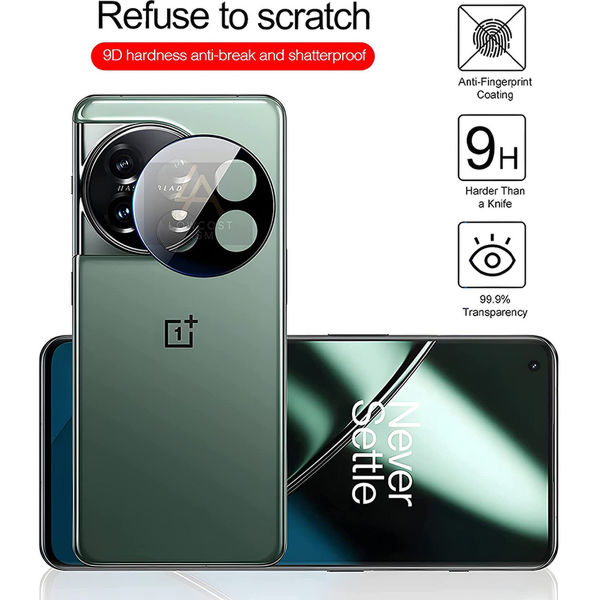 Techsuit - Full Camera Glass - OnePlus 11 - Black
