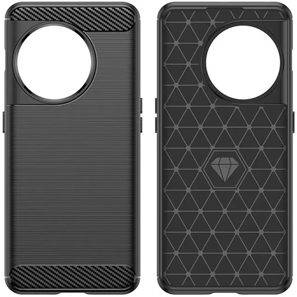 Techsuit - Carbon Silicone - OnePlus 11 - Black