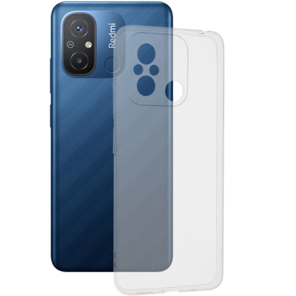 Techsuit - Clear Silicone - Xiaomi Redmi 12C - Transparent