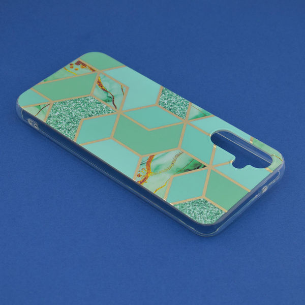 Techsuit - Marble Series - Samsung Galaxy A14 4G / A14 5G - Green Hex