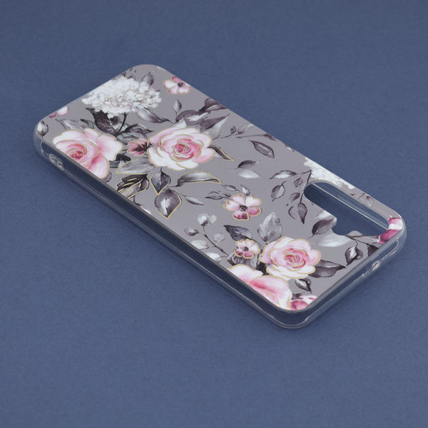 Techsuit - Marble Series - Samsung Galaxy A14 4G / A14 5G - Bloom of Ruth Gray