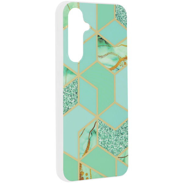 Techsuit - Marble Series - Samsung Galaxy A54 - Green Hex