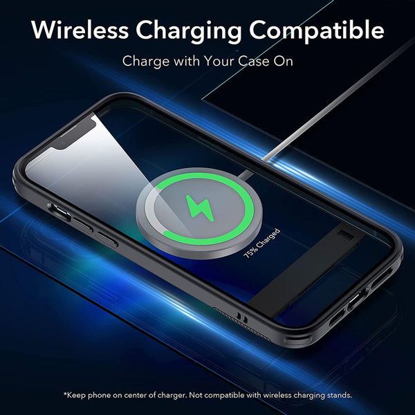 ESR - Air Shield Boost Kickstand - iPhone 13 Pro - Translucent Black