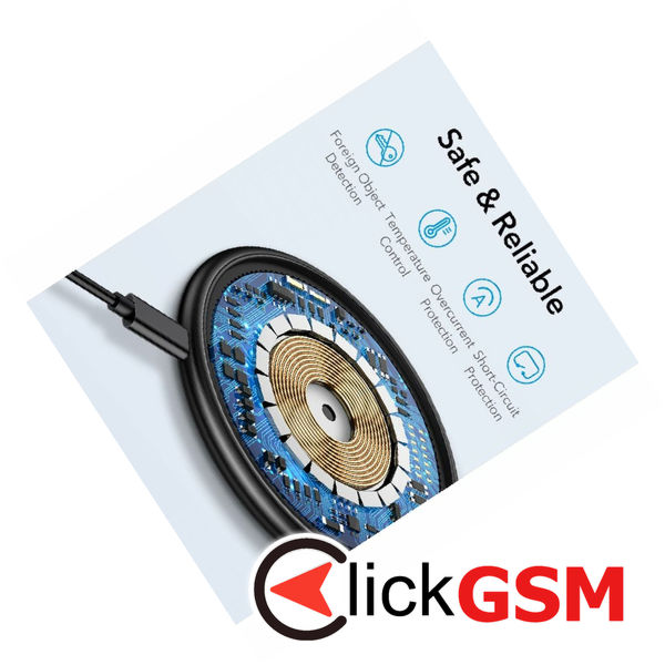 ESR - Wireless Charger HaloLock - MagSafe Compatible with Cable Type-C, 10W, 1m - Midnight Blue