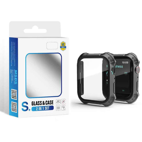 Lito - Watch Armor 360 Case + Screen Protector - Apple Watch 7 / 8 / 9 (41mm) - Blue