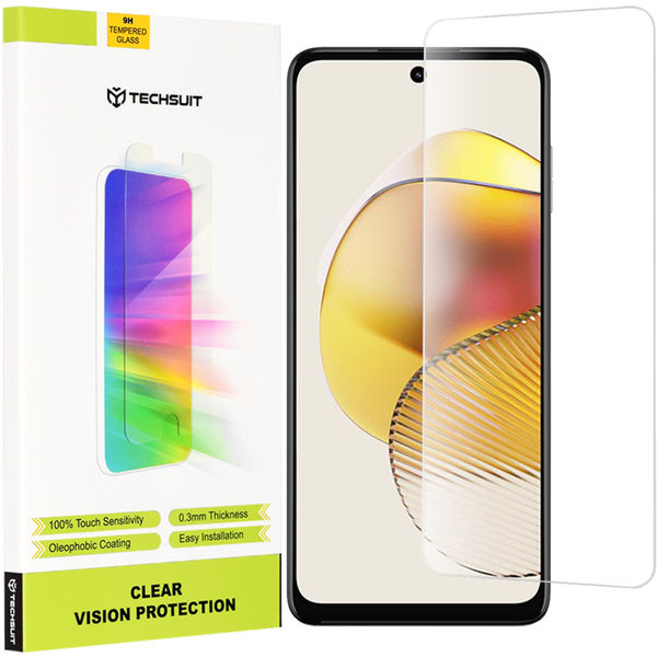Techsuit - Clear Vision Glass - Motorola Moto G73 - Transparent
