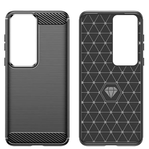 Techsuit - Carbon Silicone - Huawei P60 / P60 Pro - Black