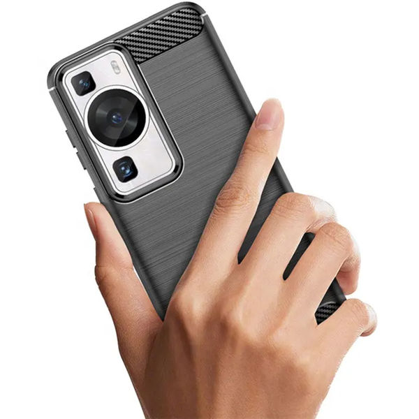 Techsuit - Carbon Silicone - Huawei P60 / P60 Pro - Black