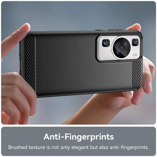 Techsuit - Carbon Silicone - Huawei P60 / P60 Pro - Black