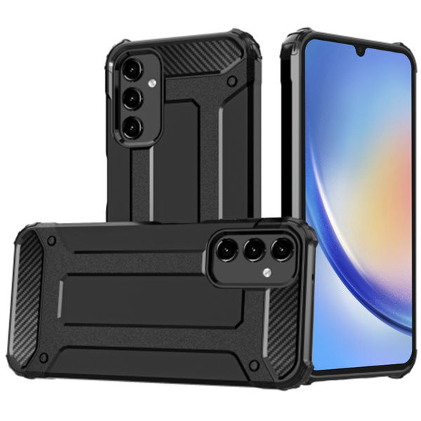 Techsuit - Hybrid Armor - Samsung Galaxy A34 5G - Black