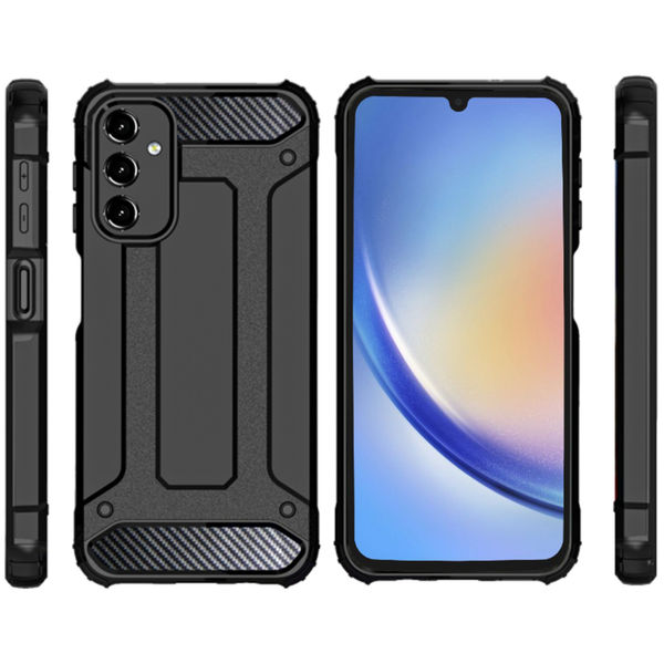 Techsuit - Hybrid Armor - Samsung Galaxy A34 5G - Black
