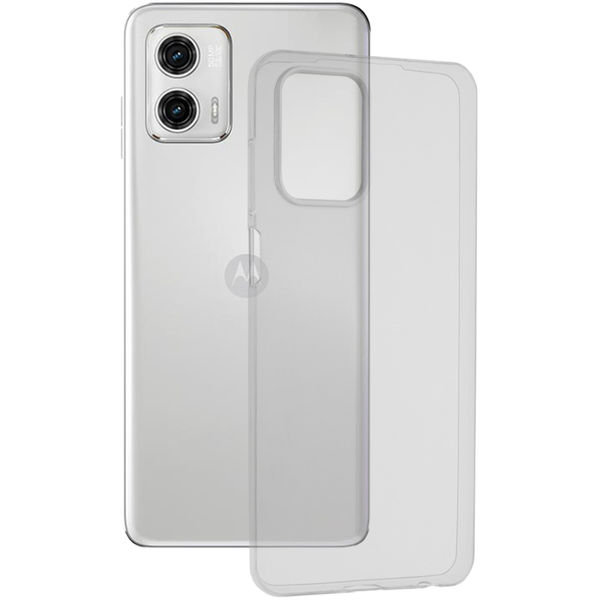 Techsuit - Clear Silicone - Motorola Moto G73 - Transparent