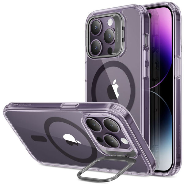 ESR - Classic Kickstand HaloLock - iPhone 14 Pro - Clear Purple
