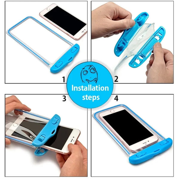 Techsuit - Waterproof Case - for Phone 6.5 - Black