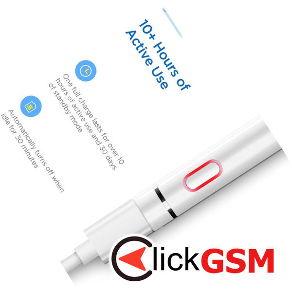 ESR - Stylus Pen Digital (K838) - for Android, iOS, Windows, with Micro-USB Cable - White