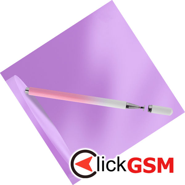 Techsuit - Stylus Pen (JC04) - Aluminum Alloy, Android, iOS, Microsoft - Pink