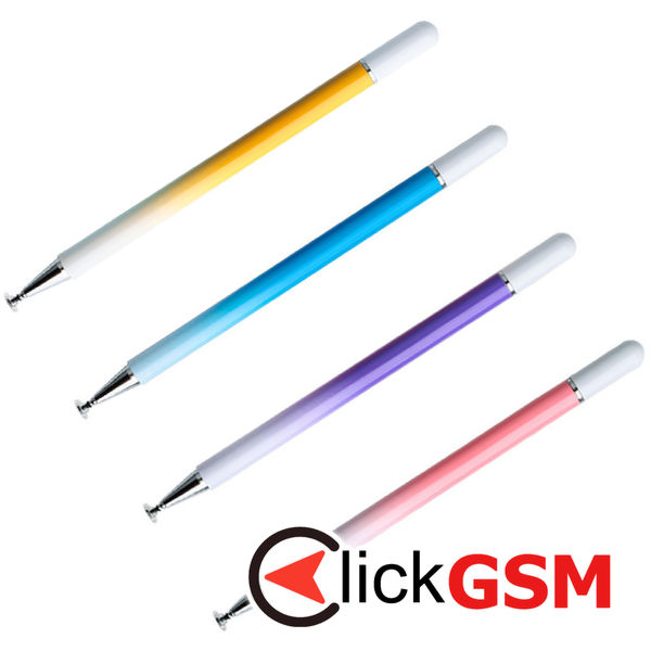 Techsuit - Stylus Pen (JC04) - Aluminum Alloy, Android, iOS, Microsoft - Pink