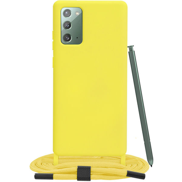 Techsuit - Crossbody Lanyard - Samsung Galaxy Note 20 4G / Note 20 5G - Yellow