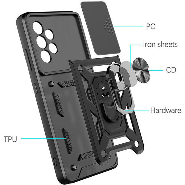Techsuit - CamShield Series - Samsung Galaxy A52 4G / A52 5G / A52s 5G - Black