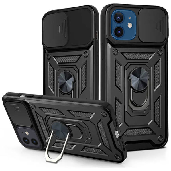 Techsuit - CamShield Series - iPhone 12 / iPhone 12 Pro - Black