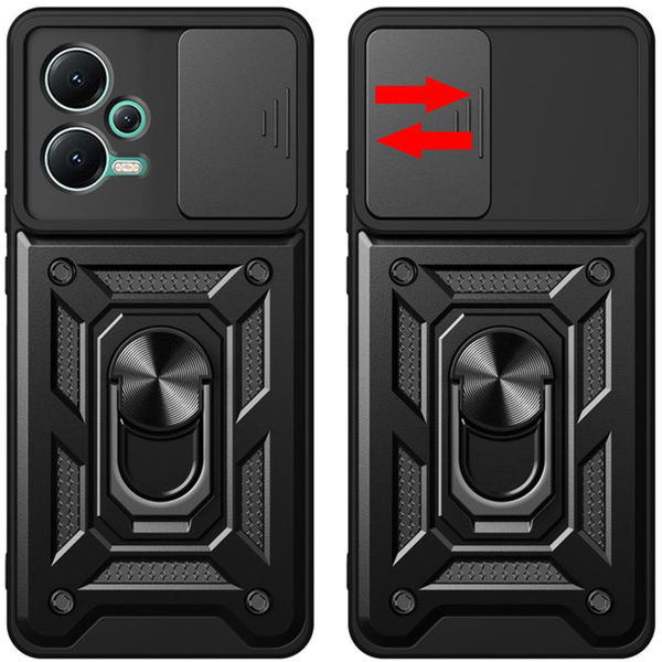 Techsuit - CamShield Series - Xiaomi Redmi Note 12 5G / Poco X5 - Black