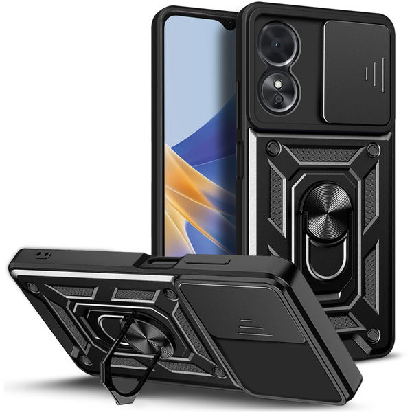 Techsuit - CamShield Series - Oppo A17 - Black