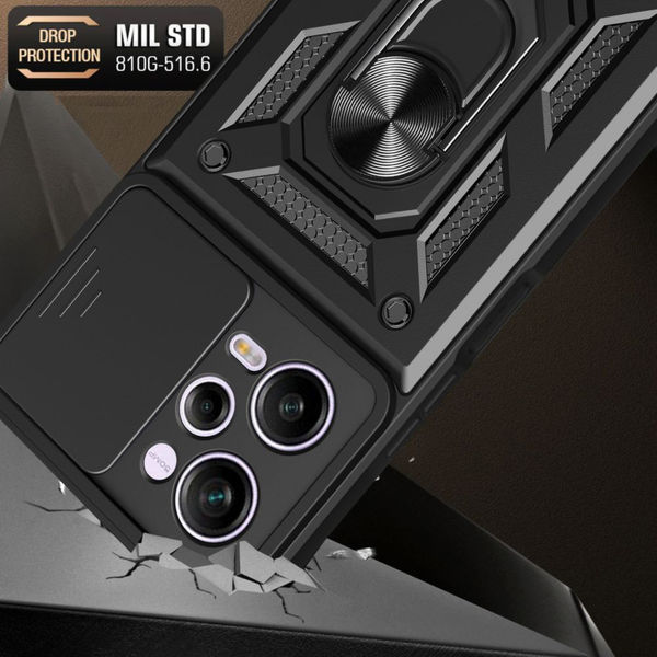 Techsuit - CamShield Series - Xiaomi Redmi Note 12 Pro 5G / Poco X5 Pro - Black