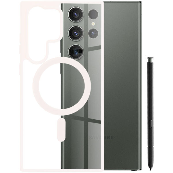 Techsuit - MagSafe Pro - Samsung Galaxy S23 Ultra - Nude Pink