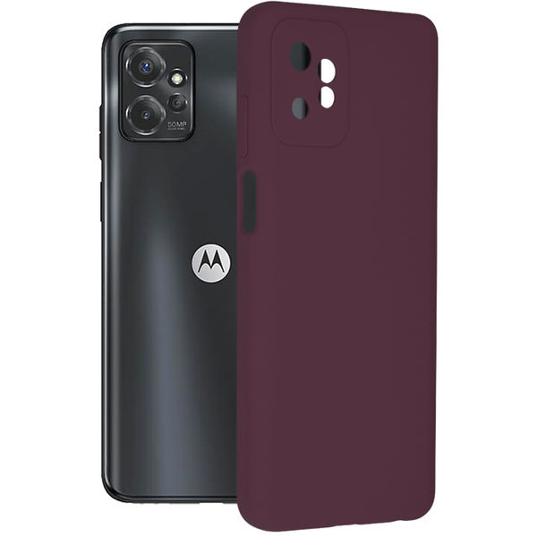 Techsuit - Soft Edge Silicone - Motorola Moto G Power 5G (2023) - Plum Violet