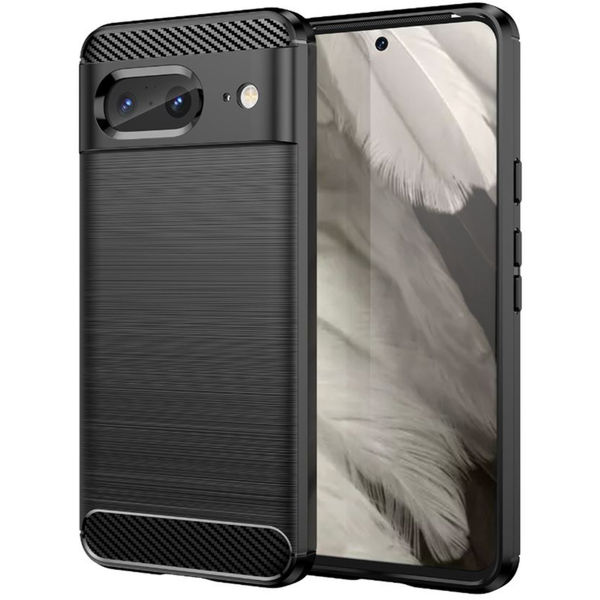 Techsuit - Carbon Silicone - Google Pixel 8 - Black