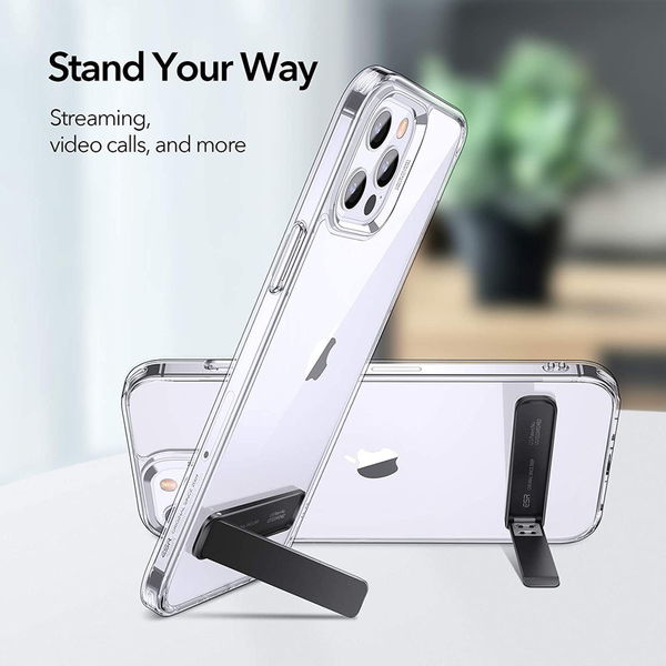 ESR - Desk Holder Boost Kickstand - Adjustable Angle, Vertical and Horizontal Stand, for Phones - Black