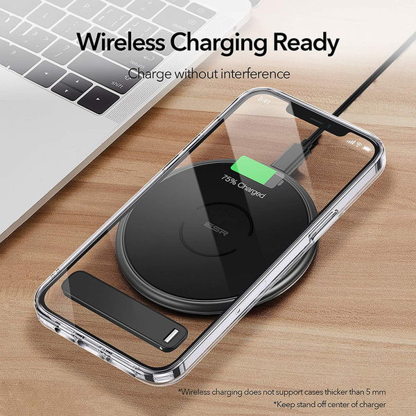 ESR - Desk Holder Boost Kickstand - Adjustable Angle, Vertical and Horizontal Stand, for Phones - Black