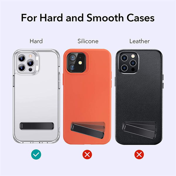 ESR - Desk Holder Boost Kickstand - Adjustable Angle, Vertical and Horizontal Stand, for Phones - Black